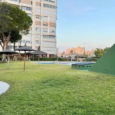 Chamartin - Acogedor - Playa Piscina Parking Y Ac Apartmán Alicante