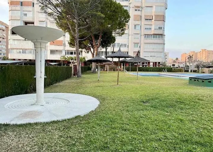 Chamartin - Acogedor - Playa Piscina Parking Y Ac Apartman Alicante